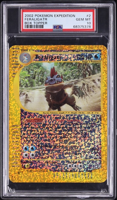 2002 Pokemon Expedition Box Topper Feraligatr #2 PSA 10 GEM MINT