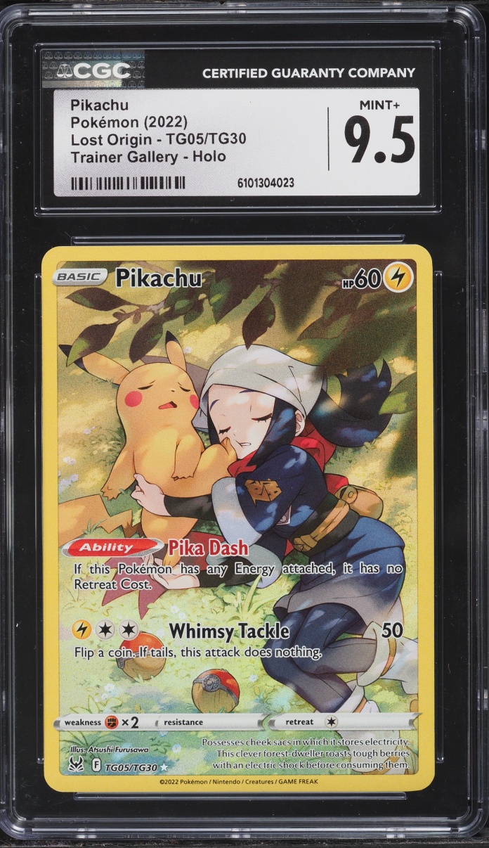 2023 Pokemon Sword & Shield Lost Origin CHR Pikachu #GG30 CGC 9.5 MINT+