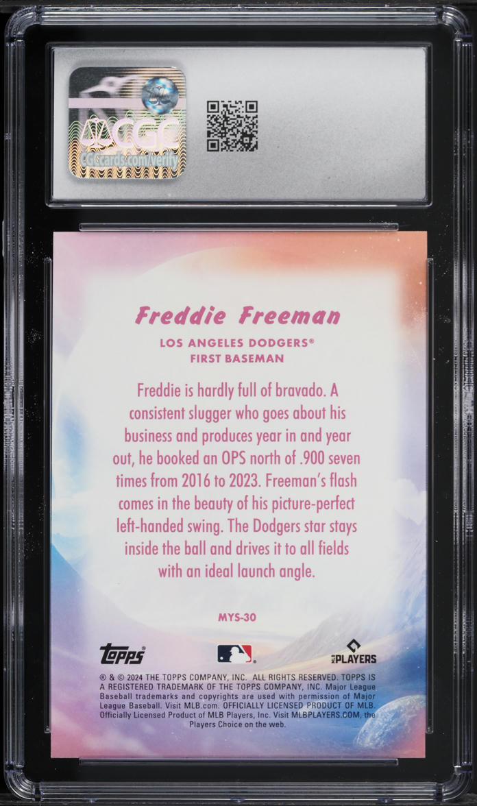 2024 Topps Update Mystical Freddie Freeman #MYS-30 CGC 10 GEM MINT