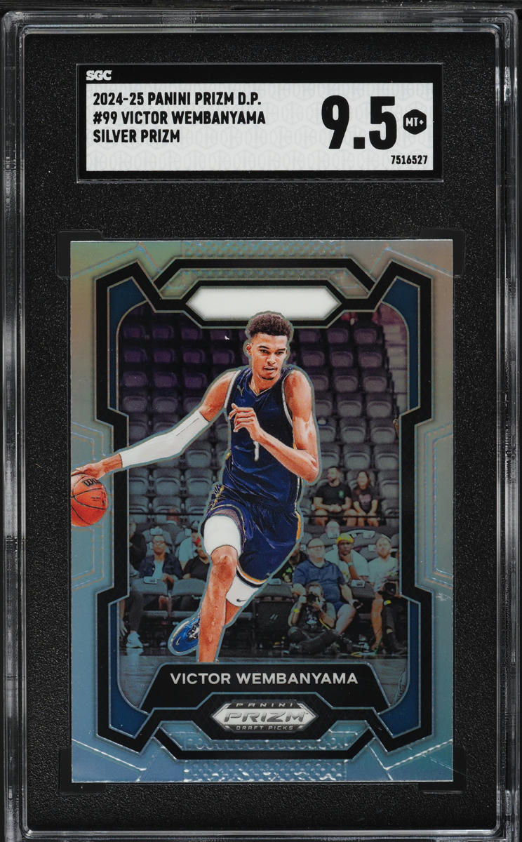 2024 Panini Prizm Draft Picks Silver Victor Wembanyama #99 SGC 9.5 MINT+