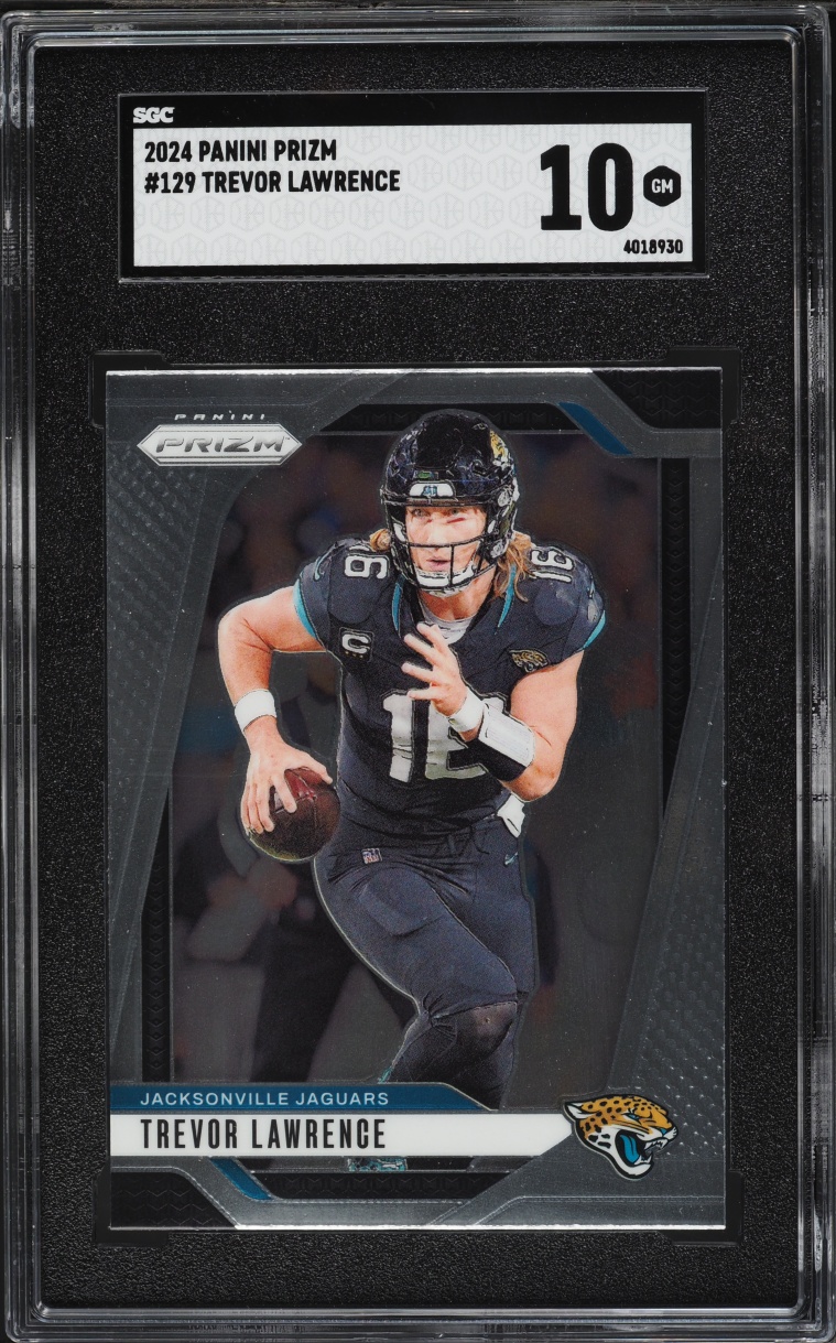 2024 Panini Prizm Trevor Lawrence #129 SGC 10 GEM MINT