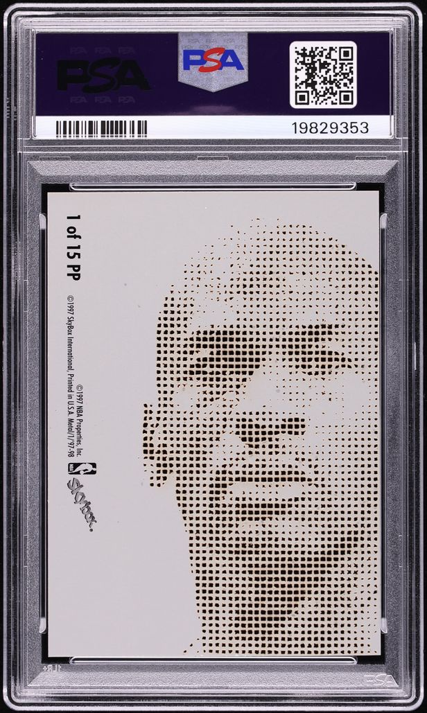 1997 Metal Universe Platinum Portraits Michael Jordan #1 PSA 10 GEM MINT