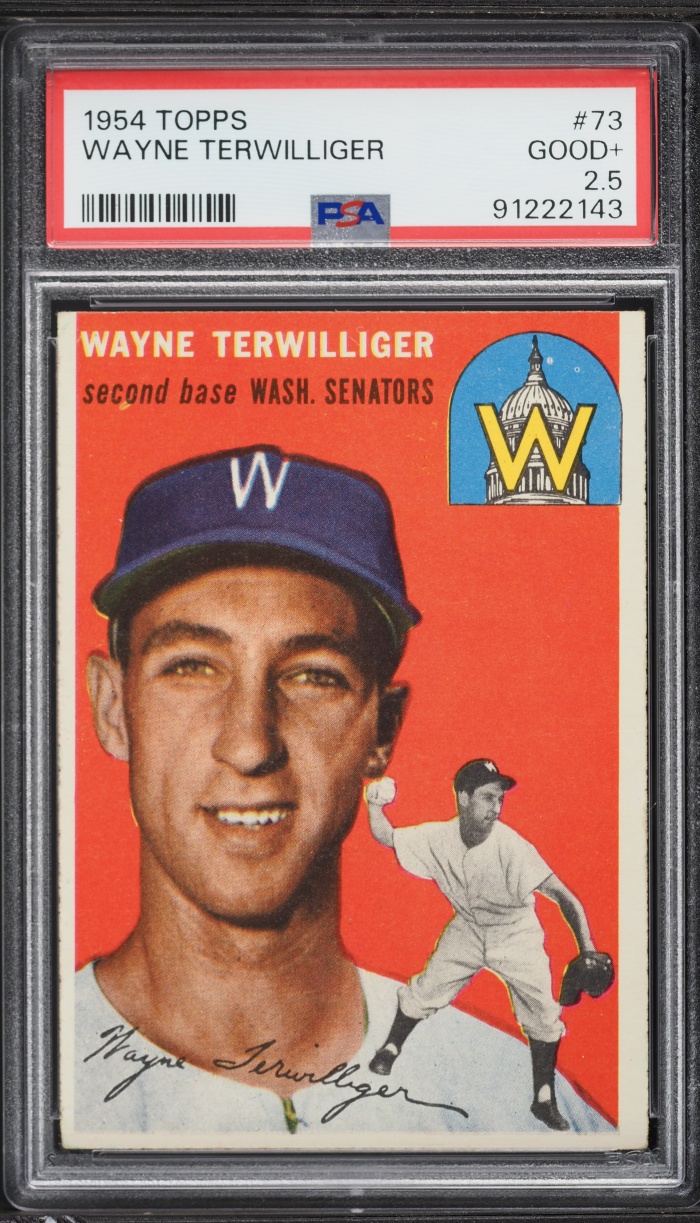 1954 Topps Wayne Terwilliger #73 PSA 2.5 GD+