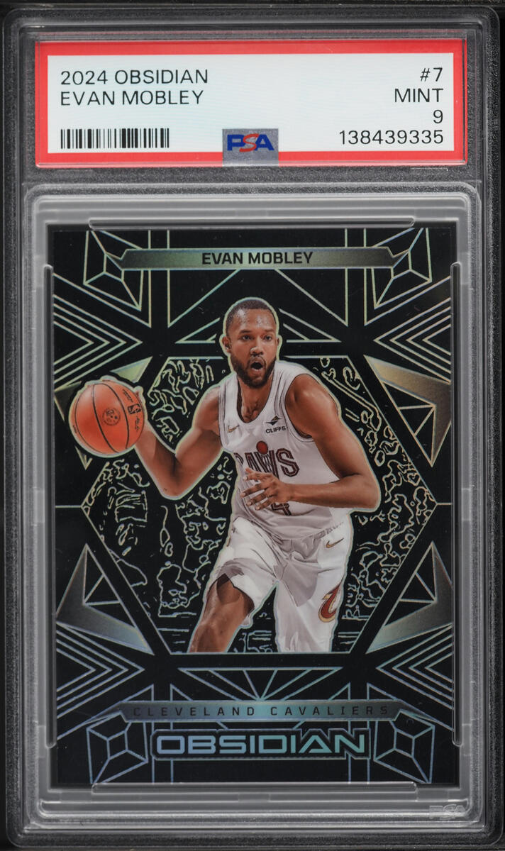 2024 Panini Obsidian Evan Mobley #7 PSA 9 MINT