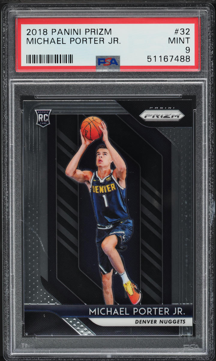 2018 Panini Encased Michael Porter Jr. ROOKIE AUTO /75 #190 BGS