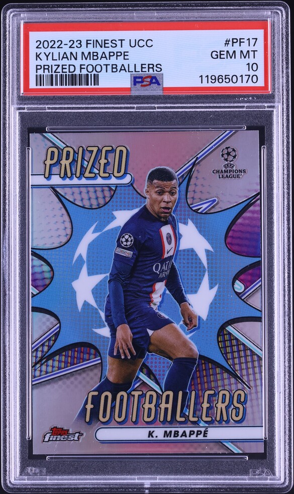 その他 mbappe psa10 Kylian Mbappe 2023-24 Obsidian White Night #5 France [PSA10 GEM MT