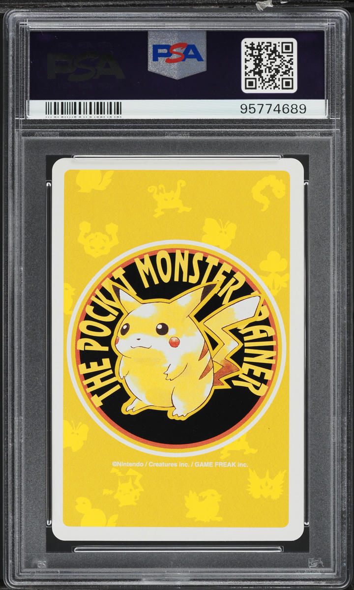 1998 Pokemon Japanese Yellow Poker Set Nintendo Playing Card Sandshrew PSA 10