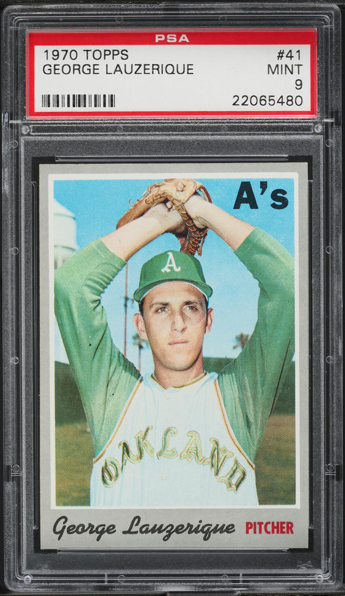 1970 Topps George Lauzerique #41 PSA 9 MINT