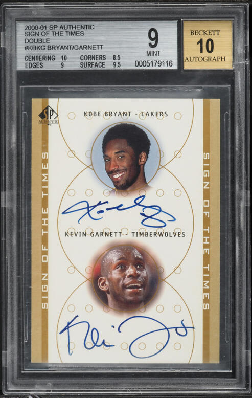 2003 SP Signature Kevin Garnett AUTO #A53 PSA 9 MINT on Fanatics