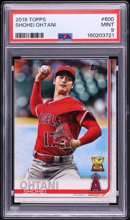 2019 Topps Shohei Ohtani #600 PSA 9 MINT