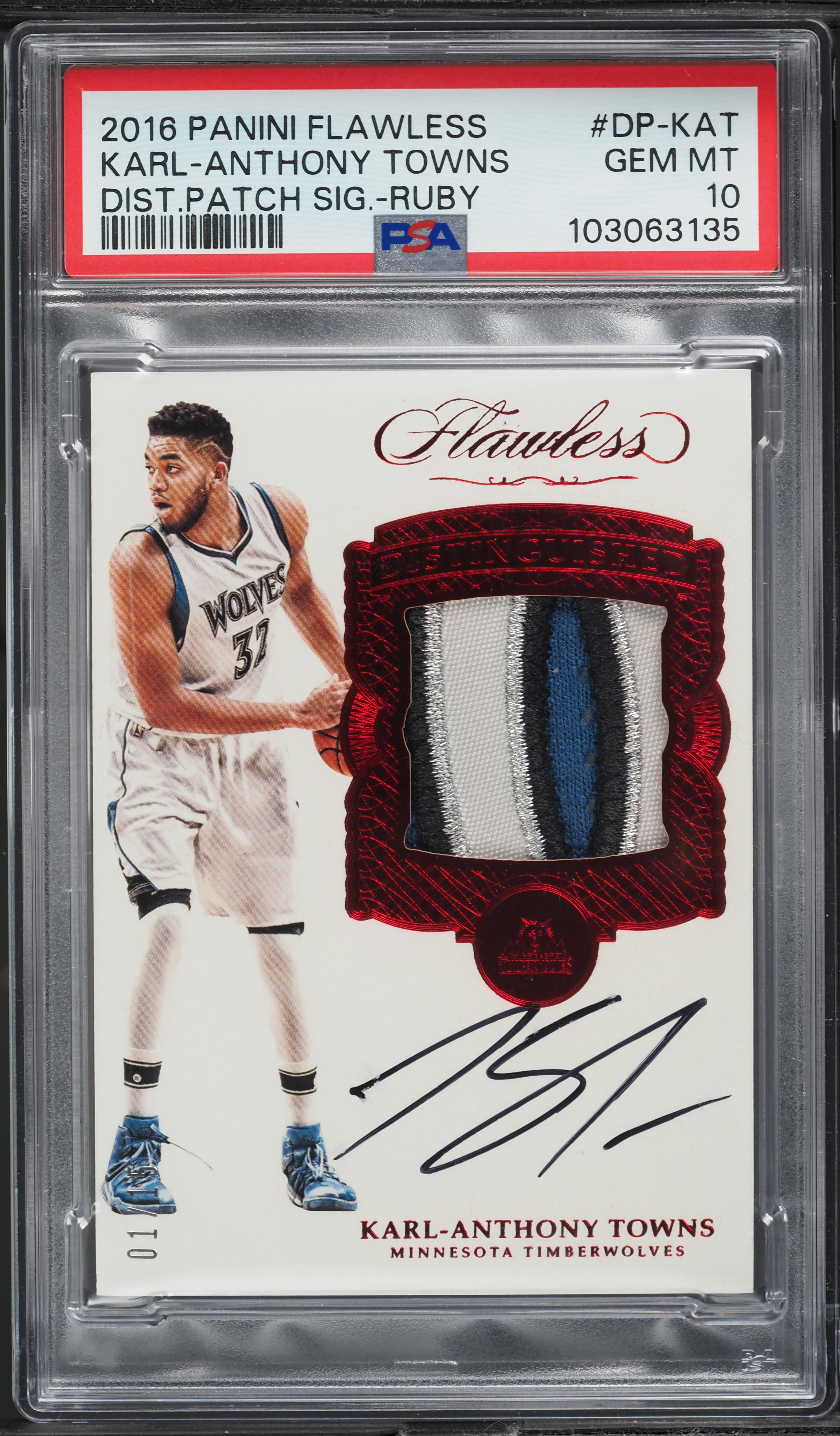 panini FLAWLESS Karl-Anthony Towns 良部 panini FLAWLESS Karl-Anthony Towns 良部 panini FLAWLESS Karl