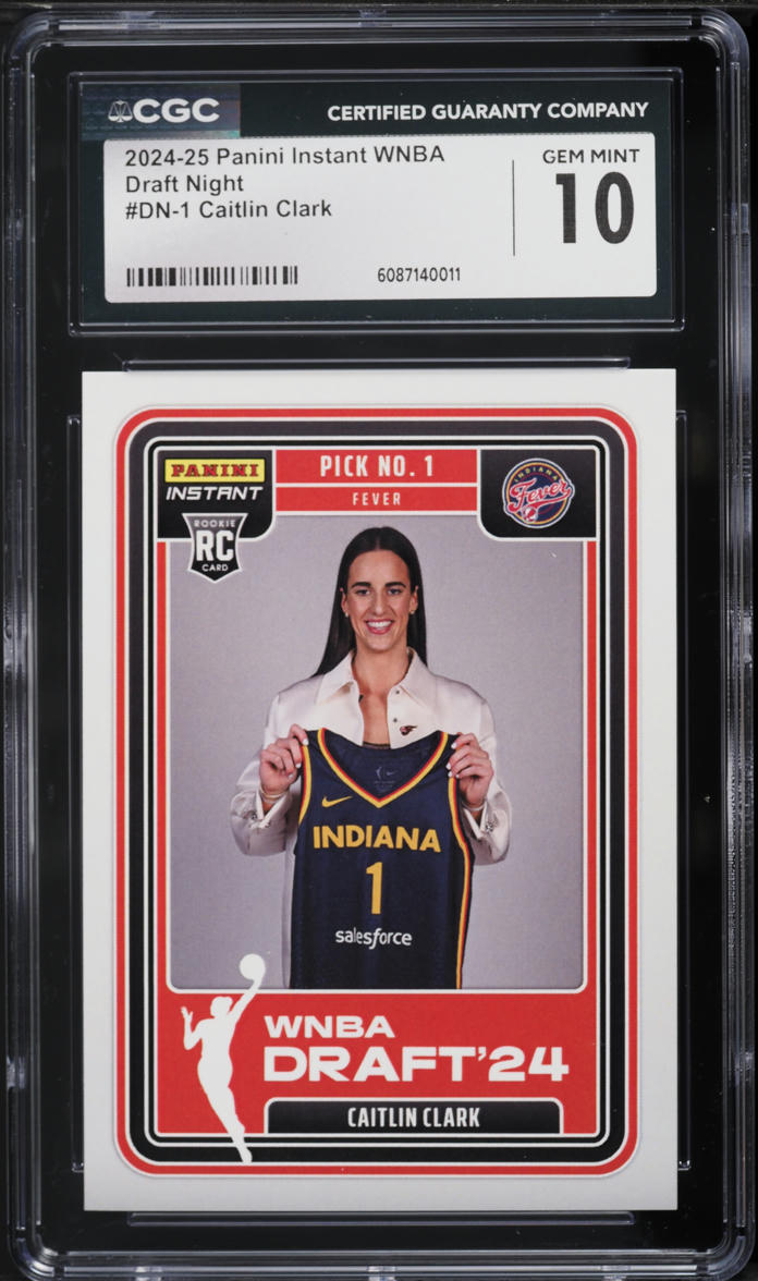 2024 Panini Instant WNBA Draft Night Caitlin Clark ROOKIE #DN-1 CGC 10 GEM MINT
