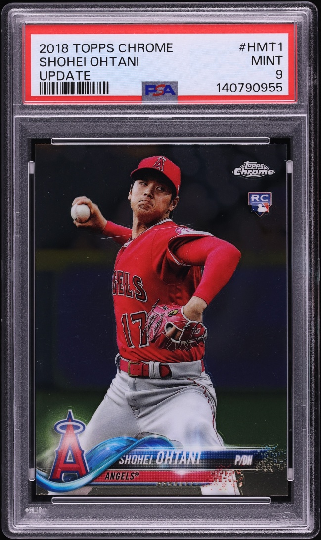 2018 Topps Chrome Update Shohei Ohtani ROOKIE #HMT1 PSA 9 MINT