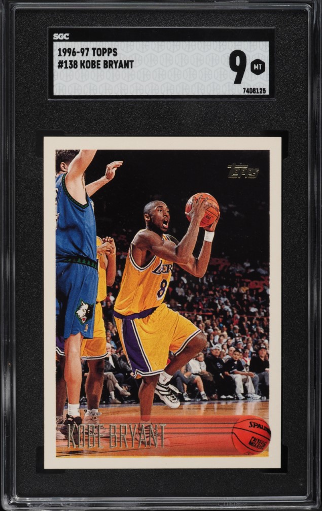 1996 Topps Draft Redemption Kobe Bryant ROOKIE #DP13 PSA 8