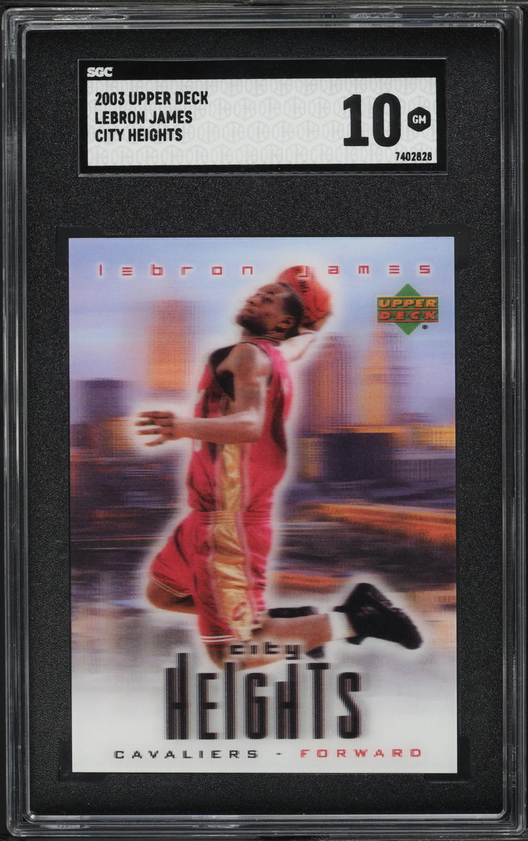 2003 Upper Deck City Heights LeBron James ROOKIE SGC 10 GEM MINT