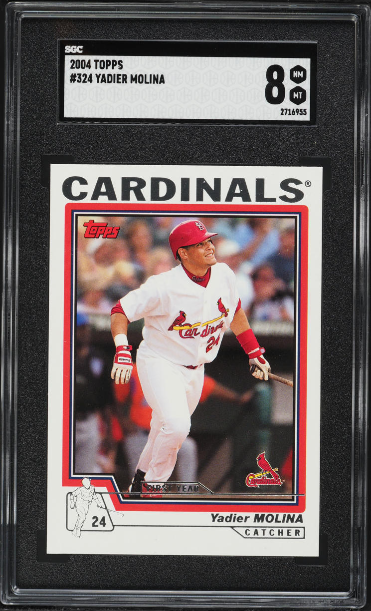 2004 Topps Yadier Molina ROOKIE #324 SGC 8 NM-MT