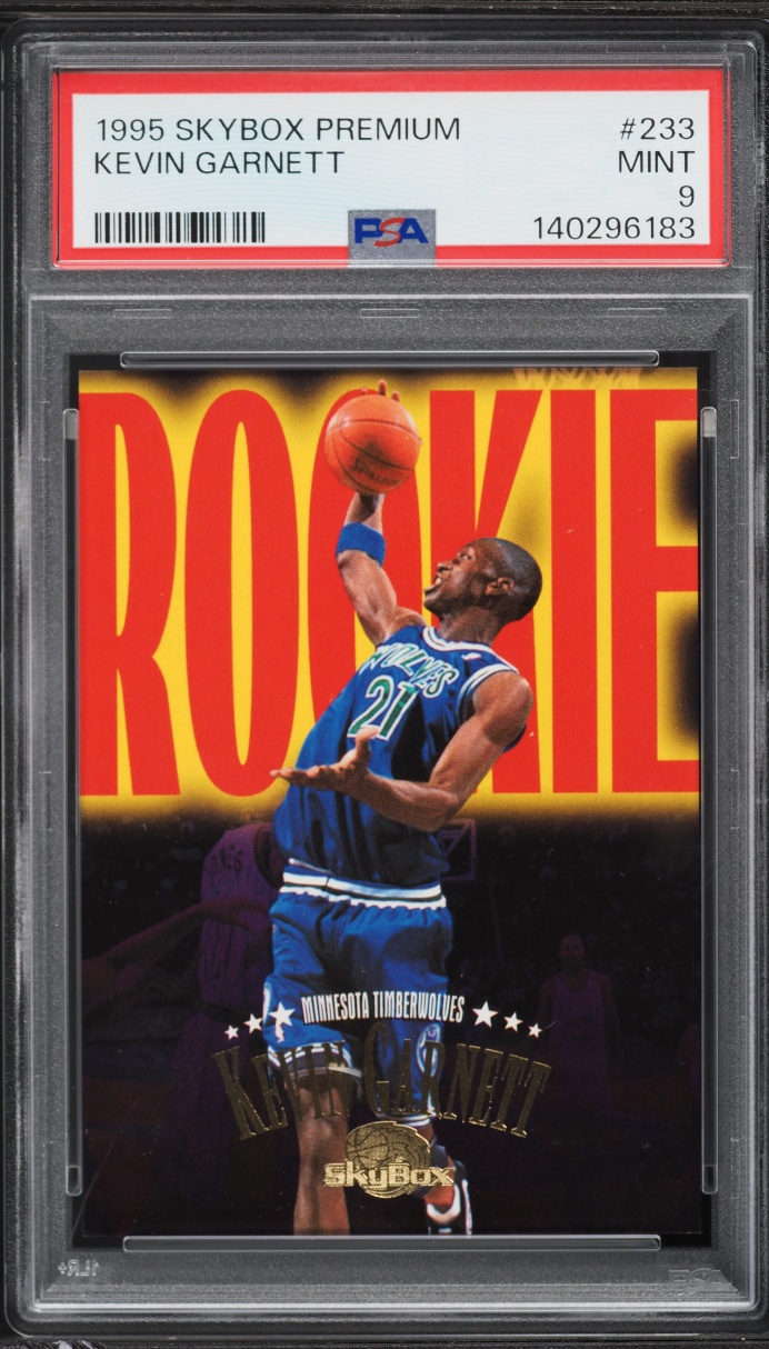 1995 Skybox Premium Kevin Garnett ROOKIE #233 PSA 9 MINT