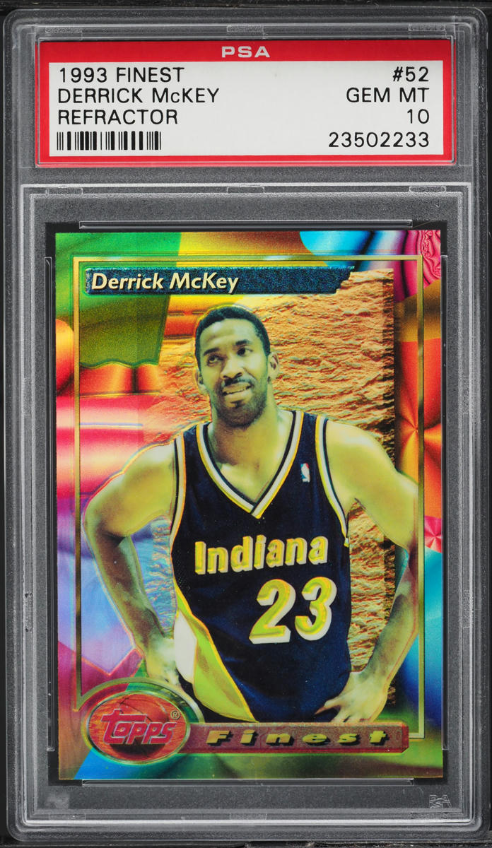 1993 Finest Refractor Derrick McKey #52 PSA 10 GEM MINT