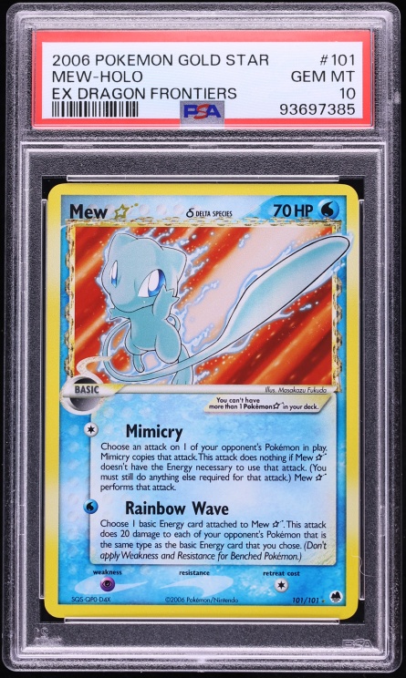 Mew Gold Star PSA 10