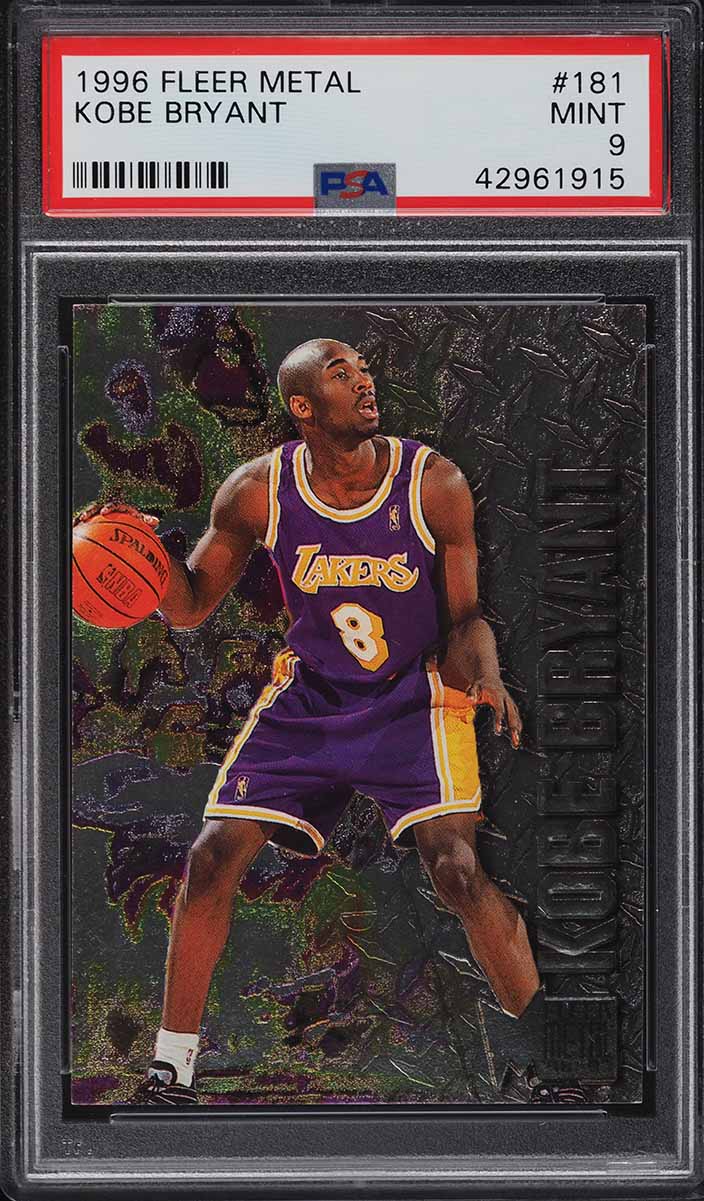 1996 Topps Chrome Youthquake Kobe Bryant ROOKIE RC #YQ15 PSA 9