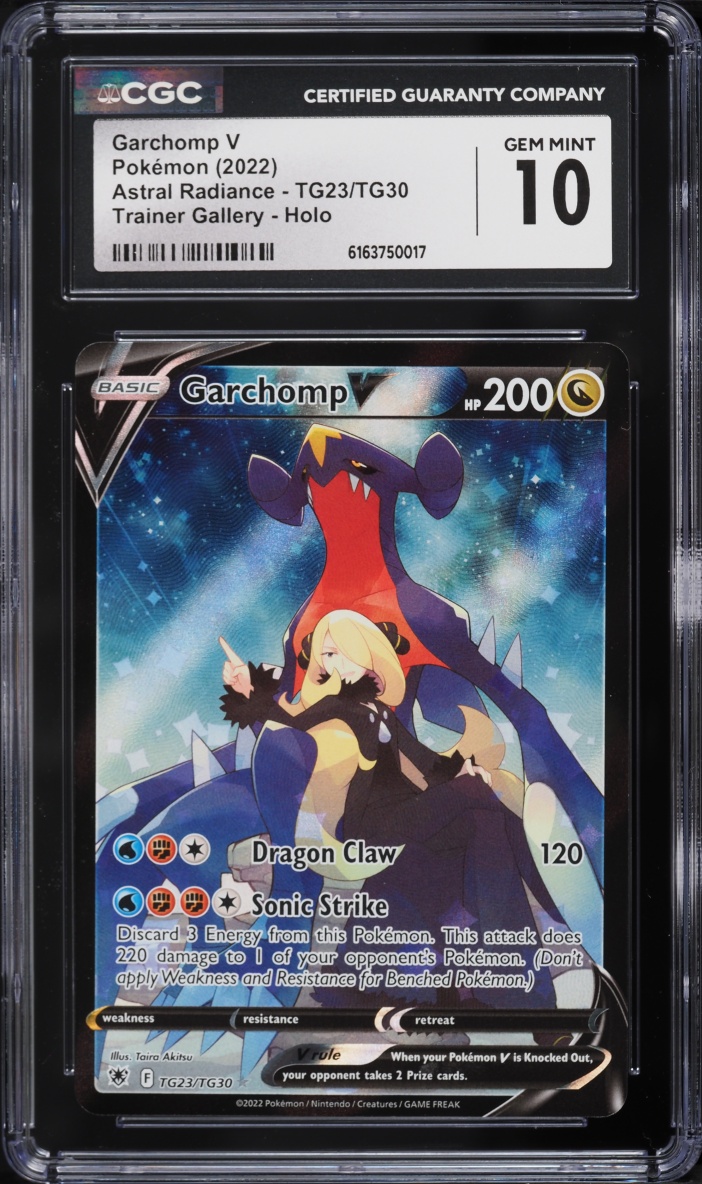 2022 Pokemon Sword & Shield Astral Radiance CHR Garchomp V #TG23 CGC 10 GEM MINT