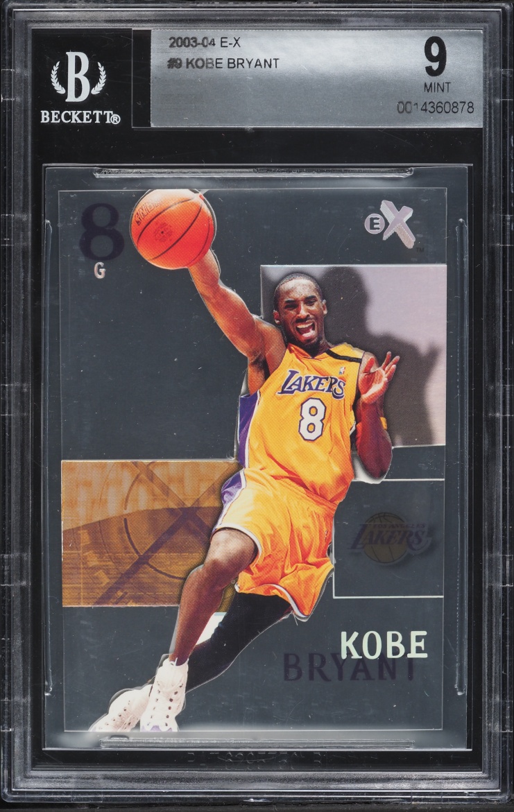 2003 Fleer E-X Kobe Bryant #9 BGS 9 MINT
