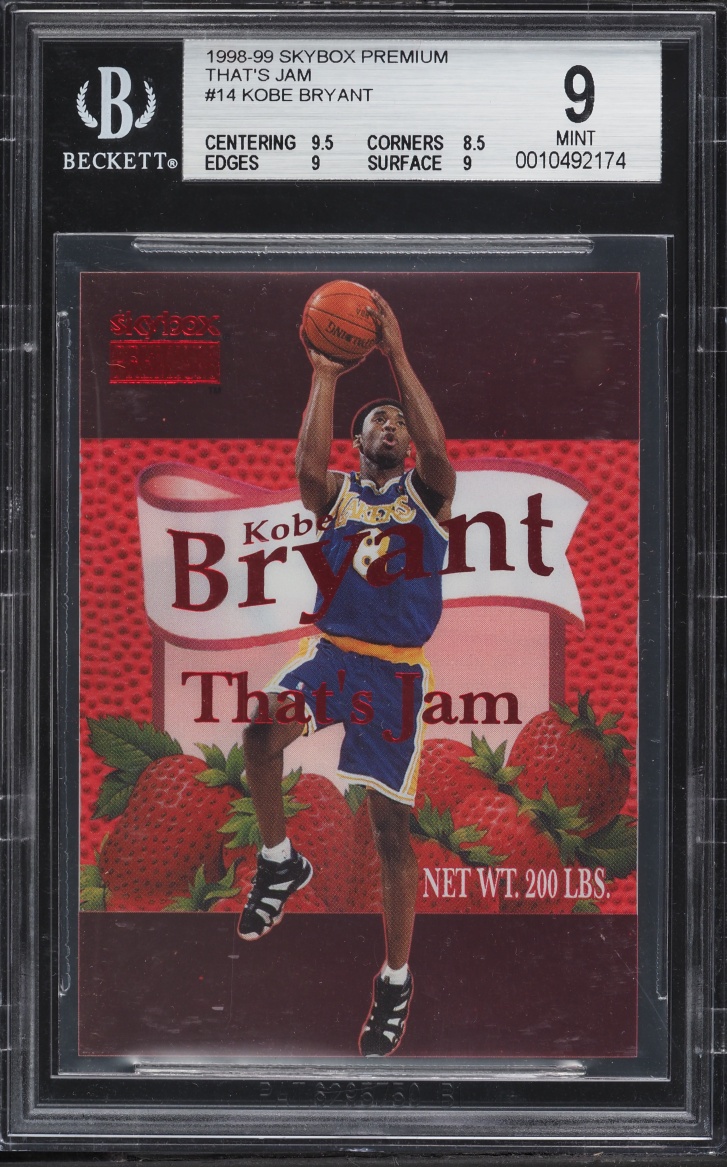 1998 Skybox Premium That's Jam Kobe Bryant #14 BGS 9 MINT
