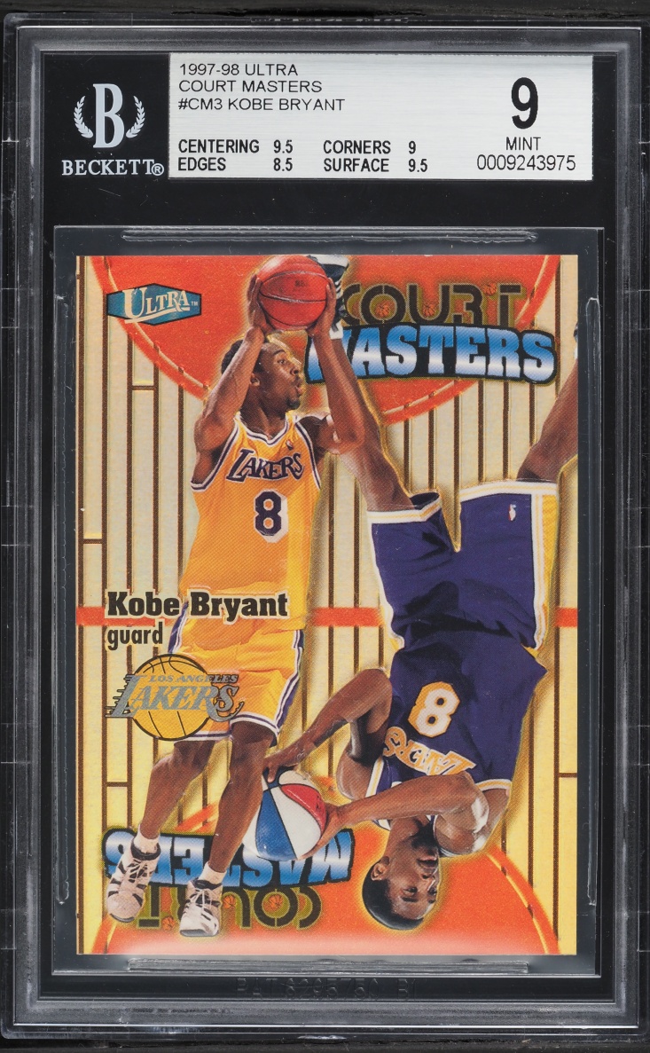 1997 Ultra Court Masters Kobe Bryant #CM3 BGS 9 MINT