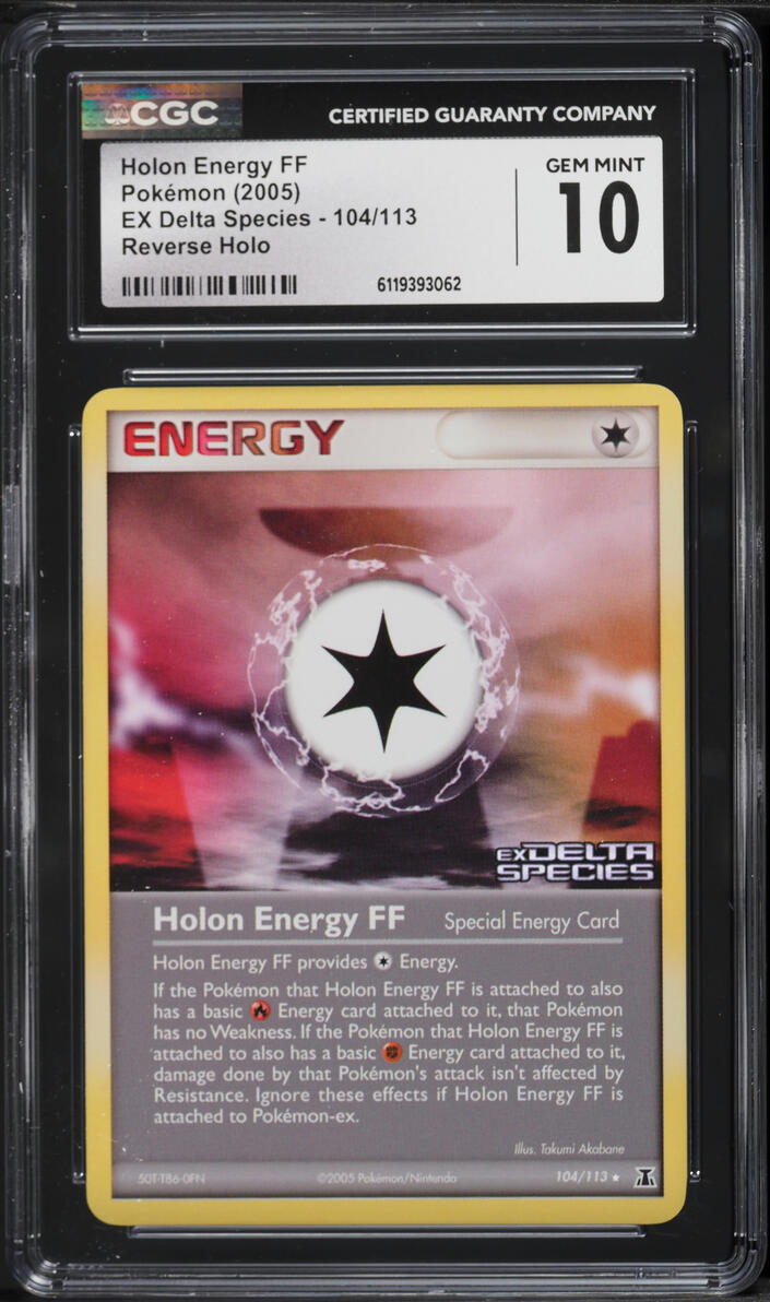 2005 Pokemon EX Delta Species Reverse Holo Holon Energy FF #104 CGC 10 GEM MINT