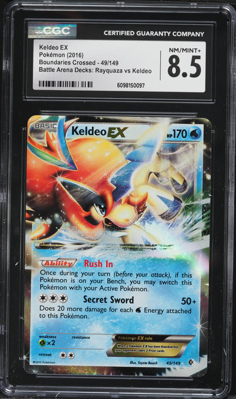 Pokémon TCG BW61 Keldeo EX Black Star Promo Holo Rare [NM