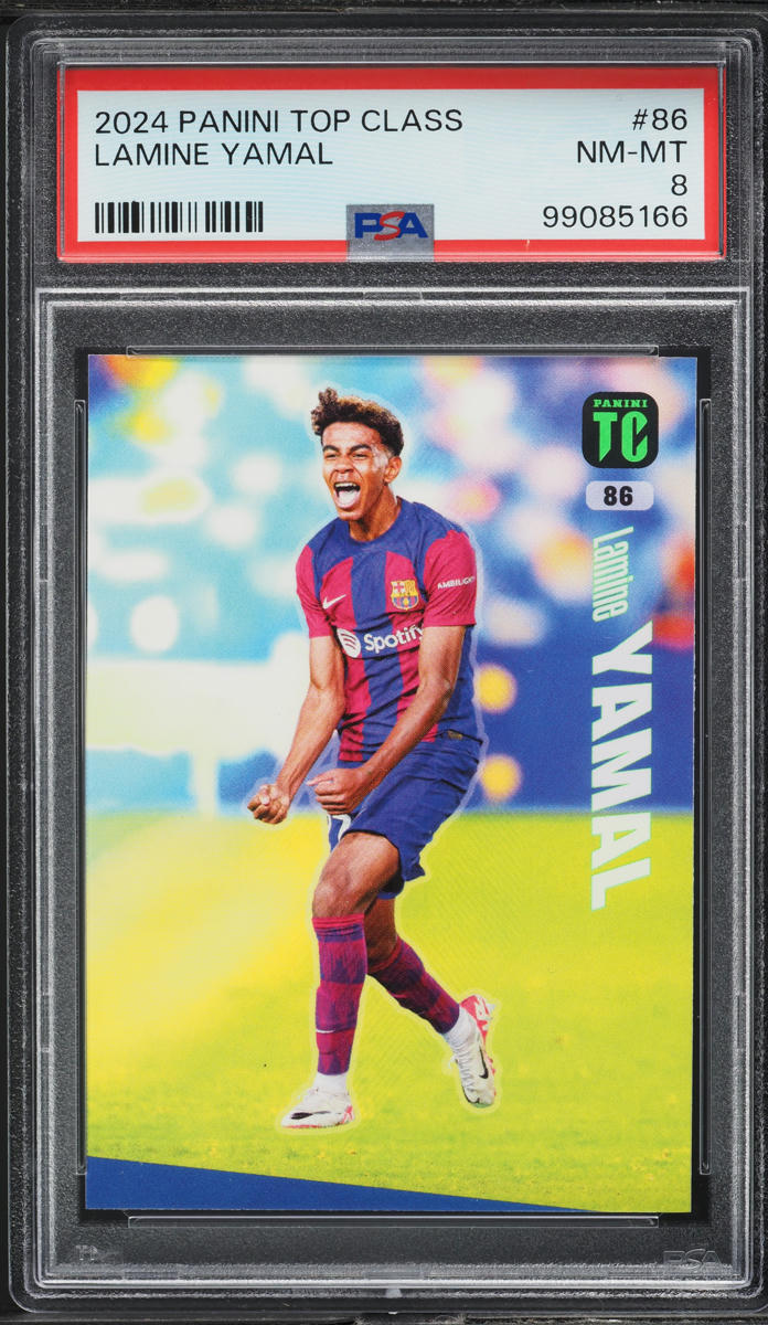2024 Panini Top Class Lamine Yamal ROOKIE #86 PSA 8 NM-MT