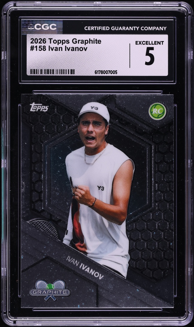 2026 Topps Graphite Ivan Ivanov #158 CGC 5 EX