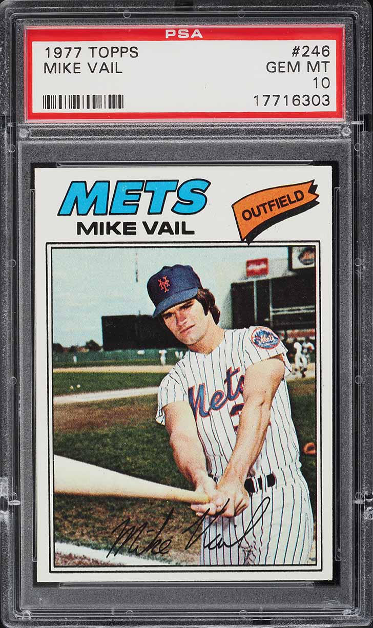 1977 Topps Mike Vail #246 PSA 10 GEM MINT
