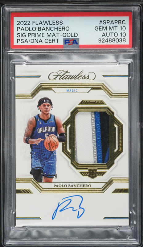 2022 Panini Prizm Monopoly Paolo Banchero ROOKIE #66 PSA 10 GEM