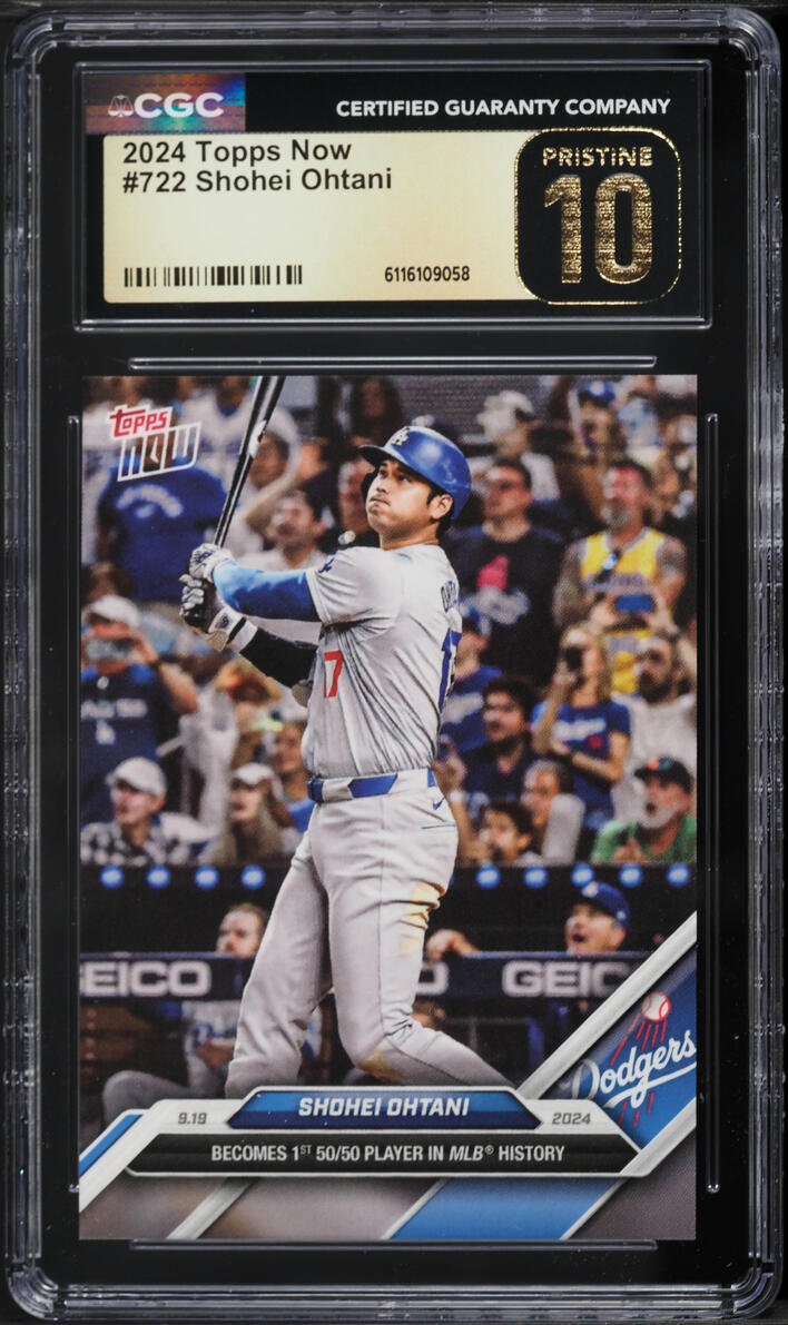 2024 Topps Now Shohei Ohtani #722 CGC 10 PRISTINE