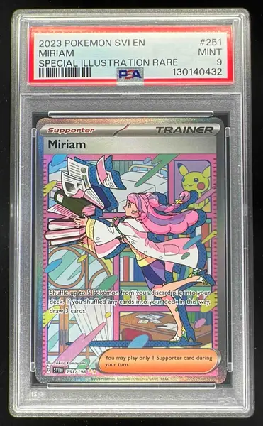 2023 Pokemon Thai Scarlet Violet EX Special Art Rare Miriam #105