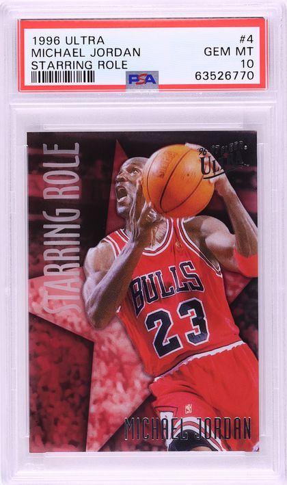 1996 Ultra Starring Role Michael Jordan #4 PSA 10 GEM MINT