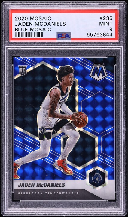 2020 Panini Prizm Rookie Penmanship Jaden McDaniels ROOKIE AUTO