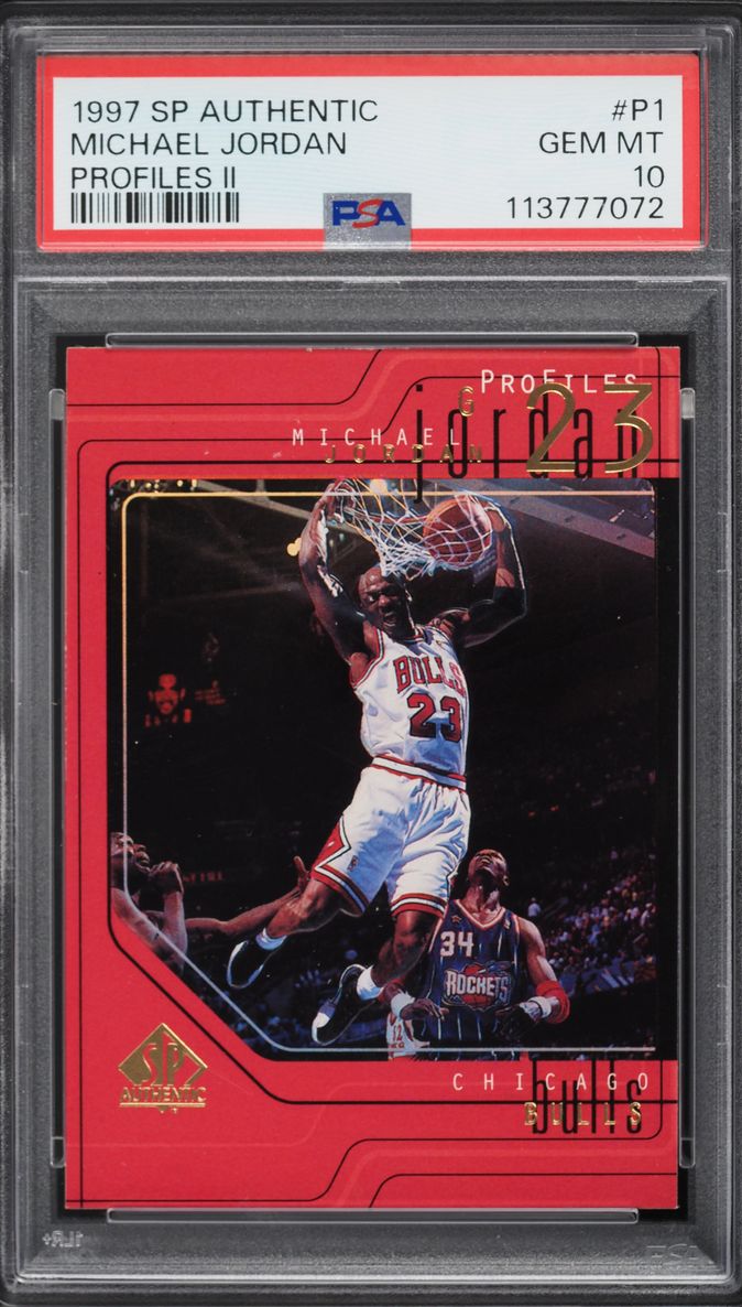 1997 SP Authentic Profiles II Michael Jordan #P1 PSA 10 GEM MINT on ...