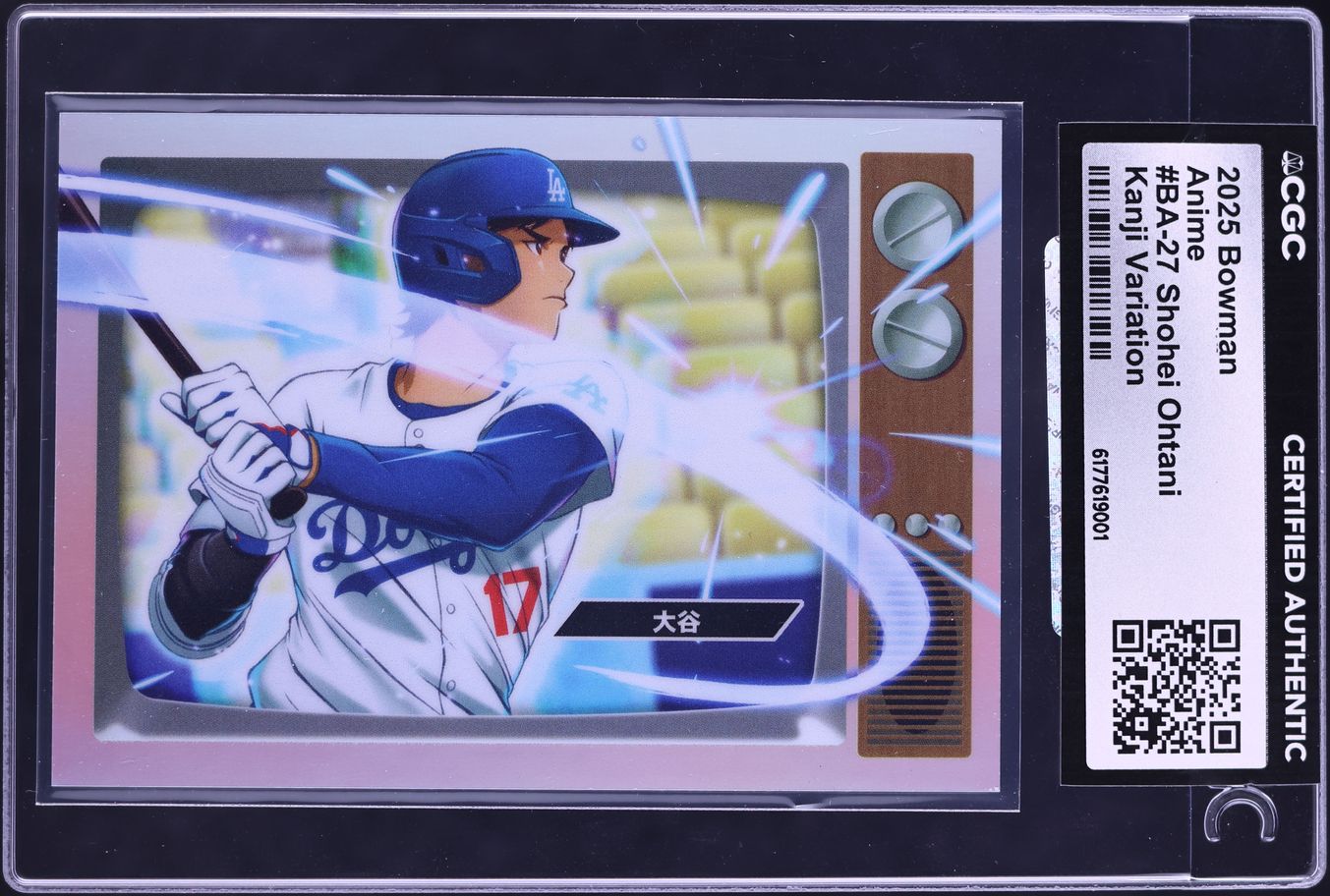 2025 Bowman Anime Kanji Variation Shohei Ohtani #BA-27 CGC AUTH