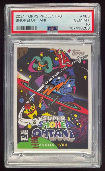 2021 Topps Project 70 Shohei Ohtani #385 PSA 10 GEM MINT on