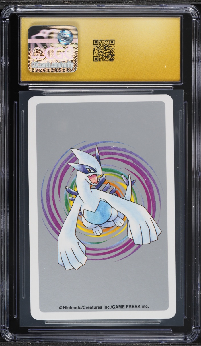 1999 Pokemon Japanese Silver Poker Set Nintendo Playing Card Espeon CGC 10 PRISTINE