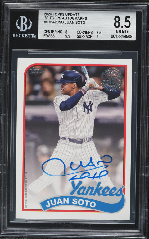 2017 Bowman Chrome Draft Juan Soto ROOKIE #BDC-162 PSA 9 MINT on