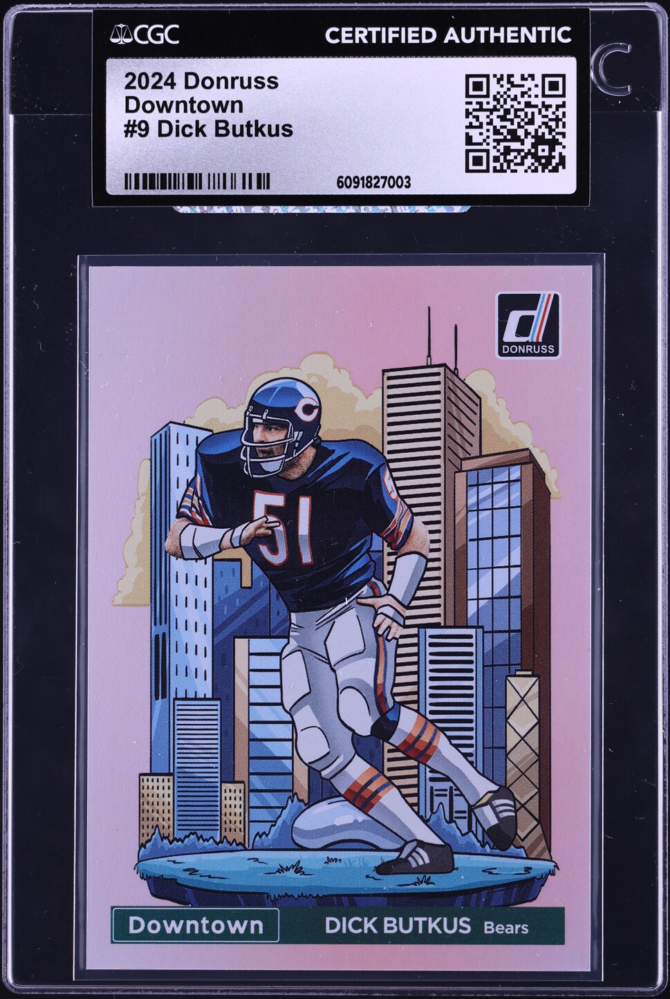 2024 Donruss Downtown Dick Butkus #9 CGC AUTH