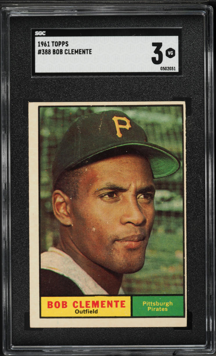 1961 Topps Roberto Clemente #388 SGC 3 VG