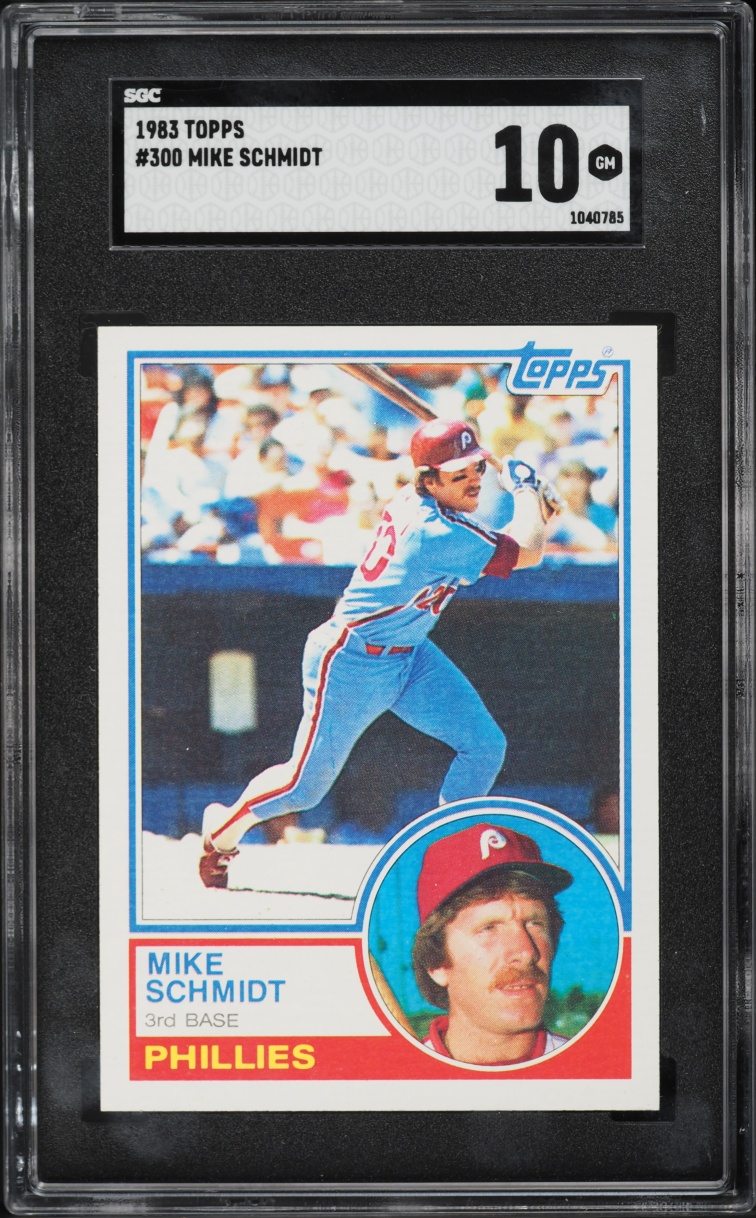 1983 Topps Mike Schmidt #300 SGC 10 GEM MINT - Photo 1