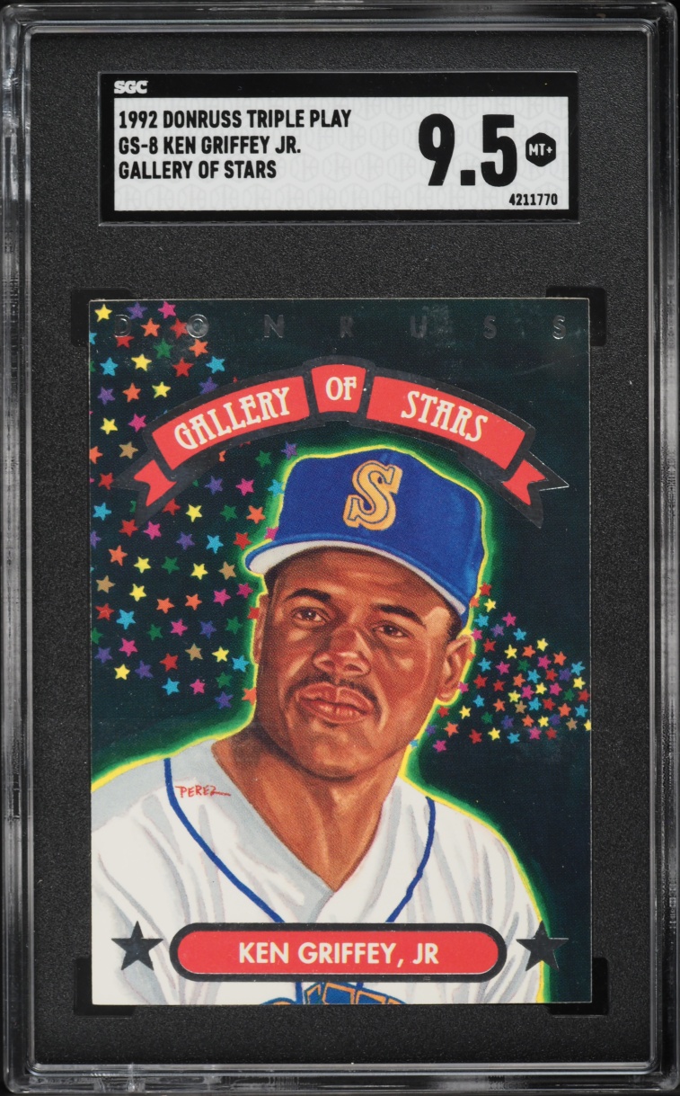 1992 Donruss Triple Play Gallery Of Stars Ken Griffey Jr. #GS-8 SGC 9.5 MINT+ - Photo 1
