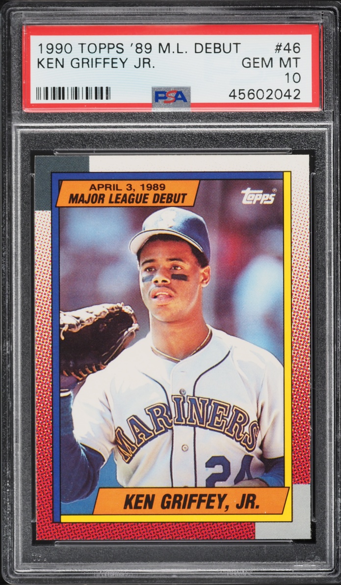 1990 Topps '89 M.L. Debut Ken Griffey Jr. #46 PSA 10 GEM MINT - Photo 1