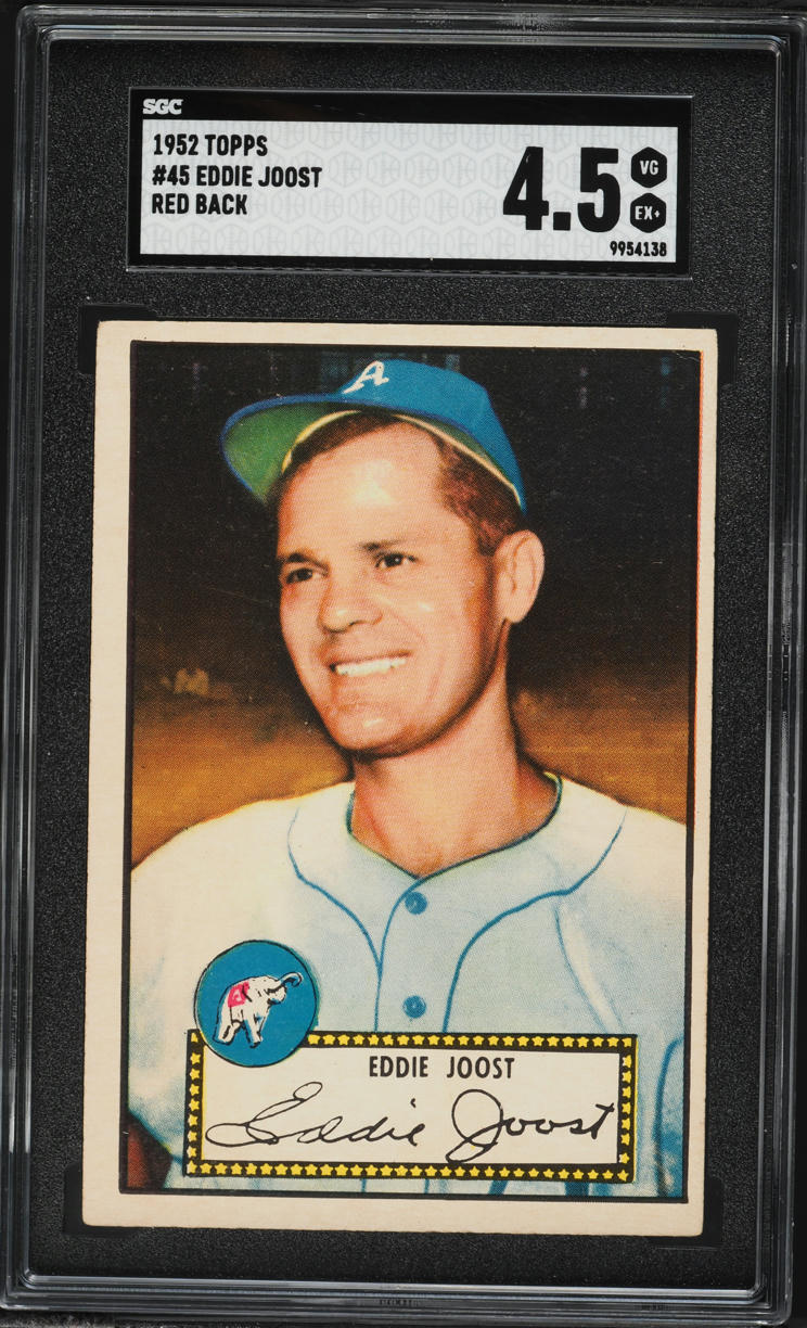 1952 Topps Eddie Joost #45 SGC 4.5 VGEX+