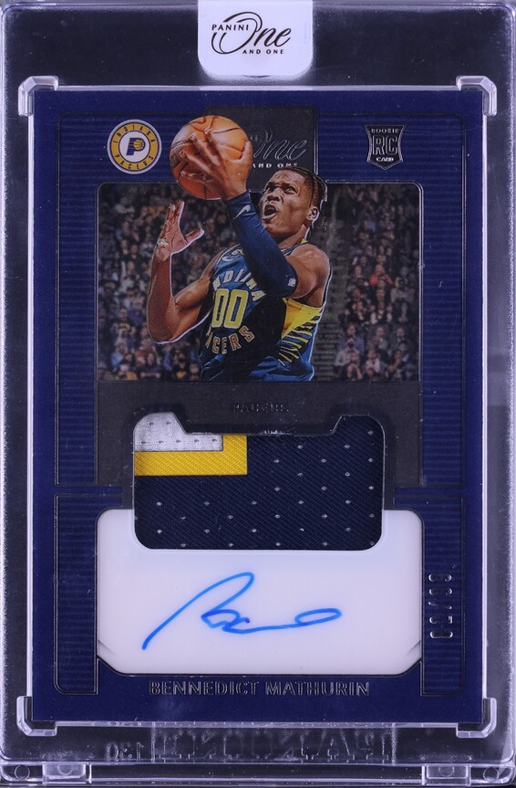 2021 Panini One And One Cameron Thomas ROOKIE PATCH AUTO /99 #RJ